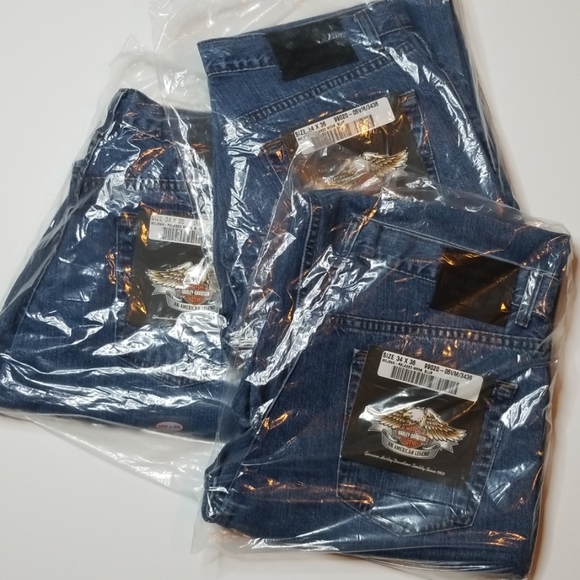 NWT Harley Davidson Men's Jeans 34x36 - Picture 1 of 2